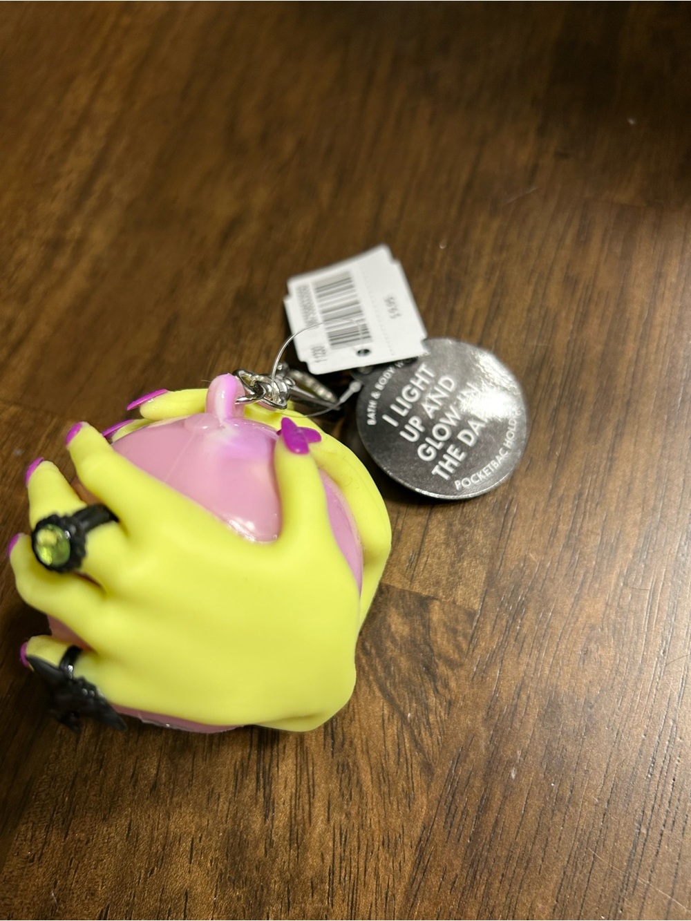 Bath & Body Works Witch Hand PocketBac Holder Keychain